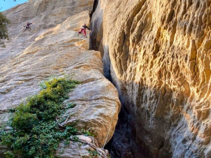 escalade sportive femme sud de la france