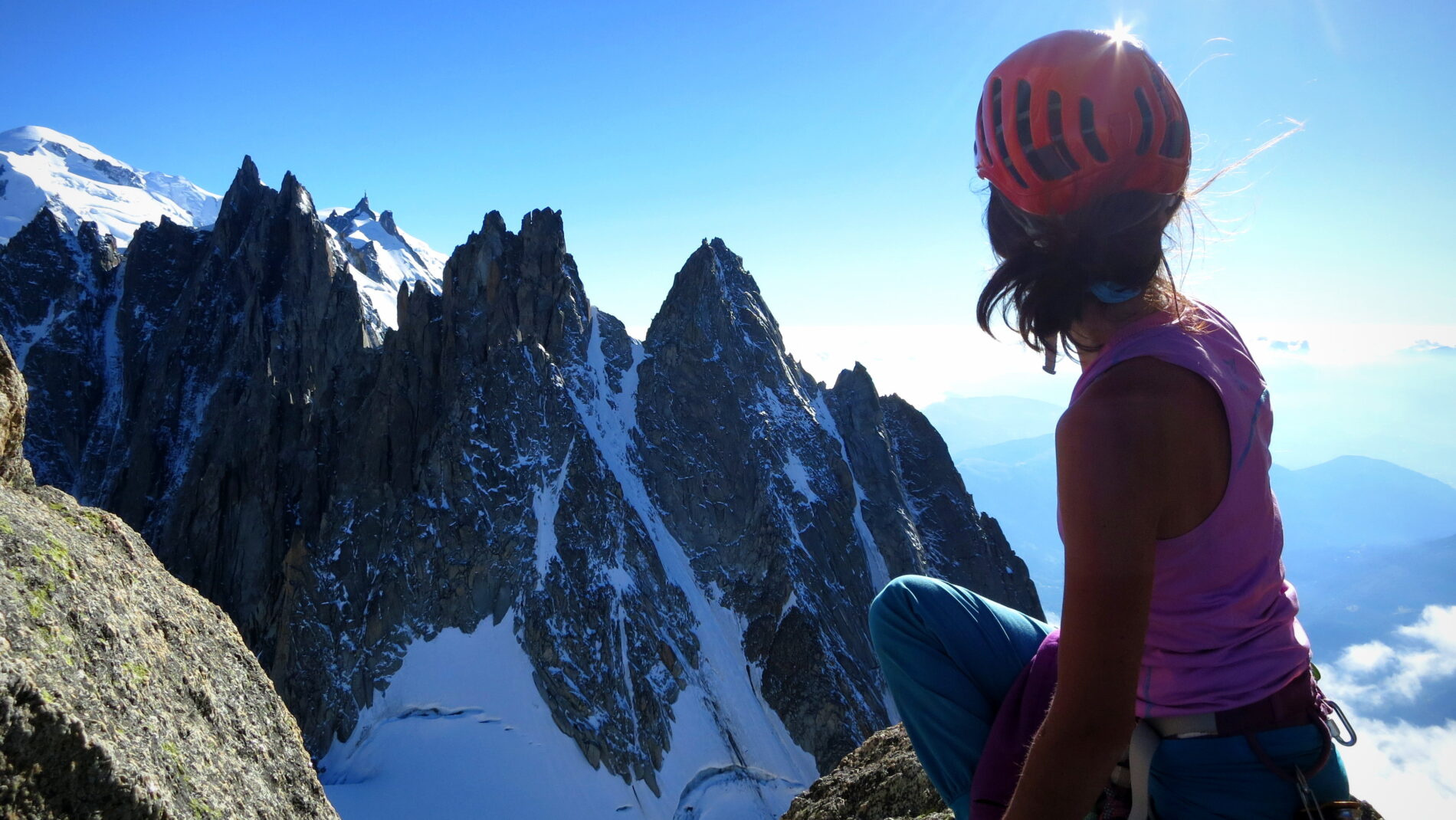 escalade entre femmes chamonix